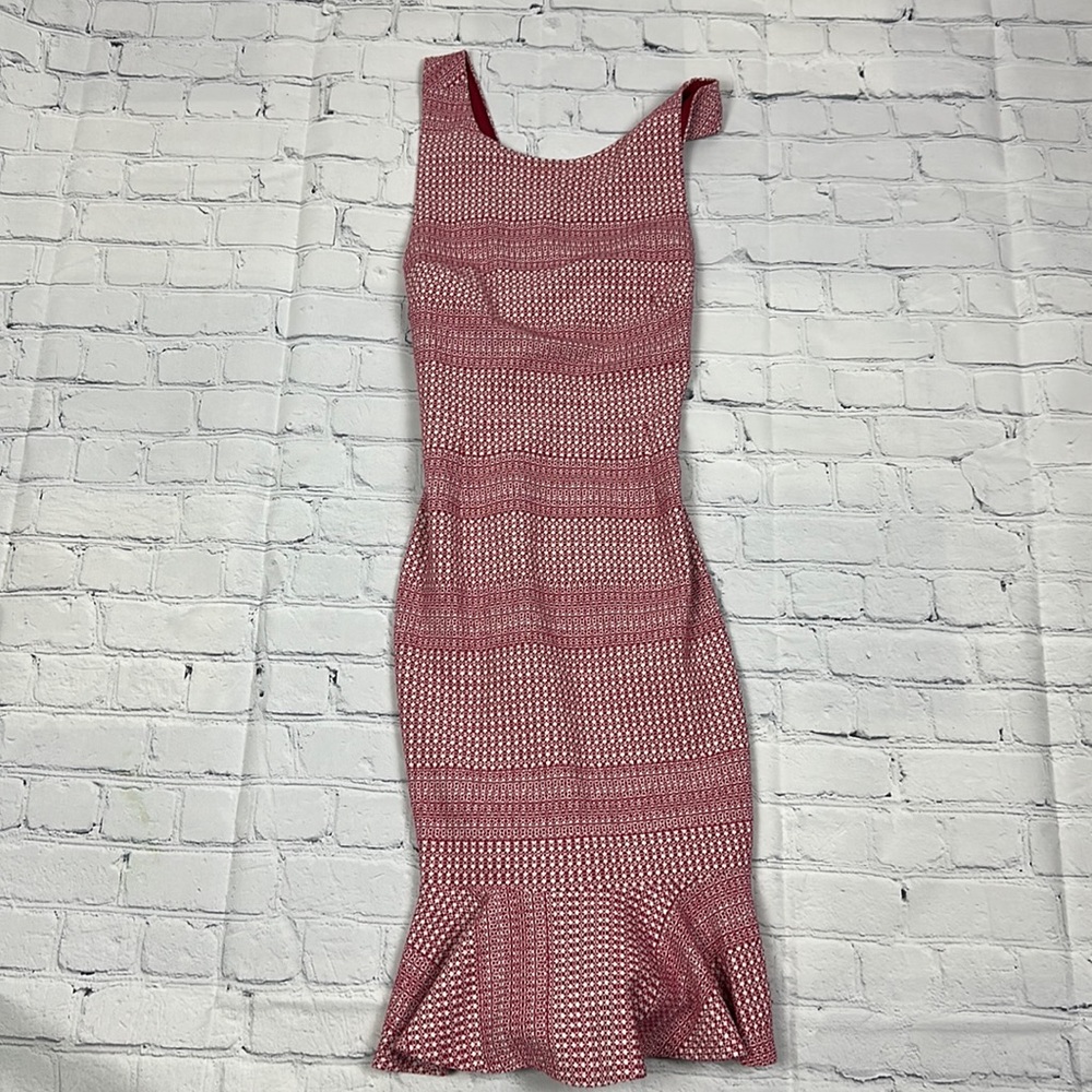 Banana republic jacquard knit cross back dress